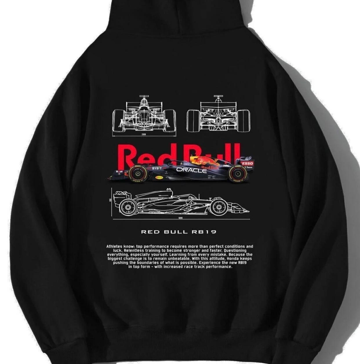 Oversize Red Bull Rb19 Hoodie
